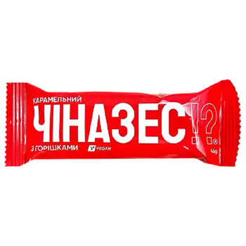 Батончик Чиназес карамельный 45 г 4820262540825