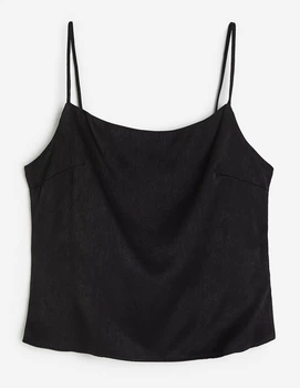 Топ H&M Ж1125589 (12032148) колір чорний S