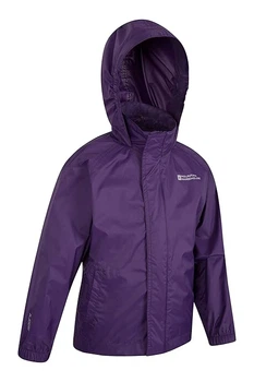 Дитяча куртка-дощовик для дівчинки Mountain Warehouse Pakka Kids 98-104 см (3-4 роки) Фіолетова