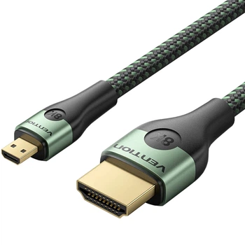 HDMI-кабель Vention M to Micro HDMI M 1 м V2.0 8K 60Гц для передачи видео и аудио (0E2A0355EE1F)