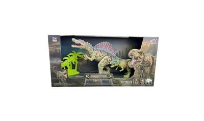 Ігровий набір Спинозавр та Тиранозавр Dino Toys зі звуковим ефектом 14х36х23 см