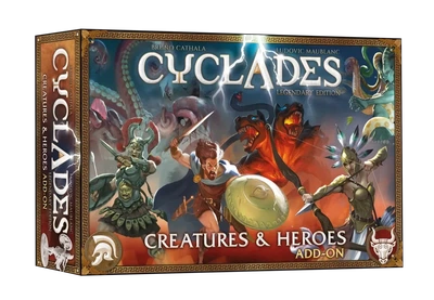 Настільна гра Geekach Games Кіклади. Легендарне видання - Монстри і герої (Cyclades: Creatures and Heroes) (GKCH229hr)