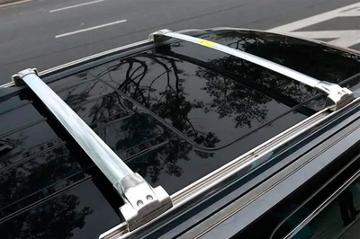 Багажник (поперечины) на рейлинги OEM (2 шт) Серый для Toyota Land Cruiser 200 2007-2021 гг