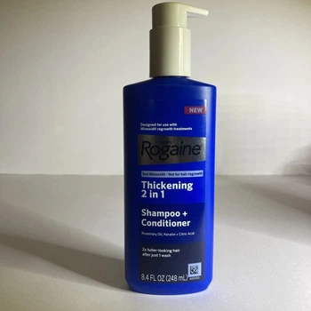 Розчин міноксидилу для росту волосся та бороди Rogaine Minoxidil 5% і шампунь-кондиціонер 248 мл