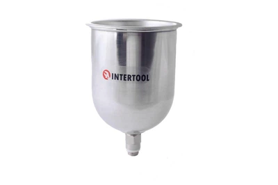 Бачок для краскопульта Intertool 600 мл наружная резьба М14 x 1.25 мм