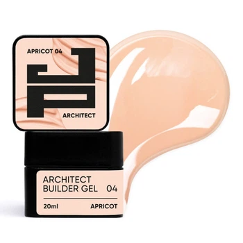 Билдер-гель густой Jerden Proff Architect Builder Gel 04 Apricot для наращивания и моделирования абрикосовый 20 мл