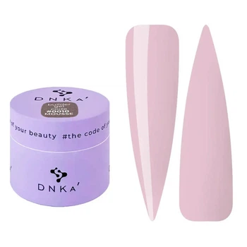 Гель для моделирования DNKa Builder Gel Mousse 0010 серо-сиреневый нюд 15 мл