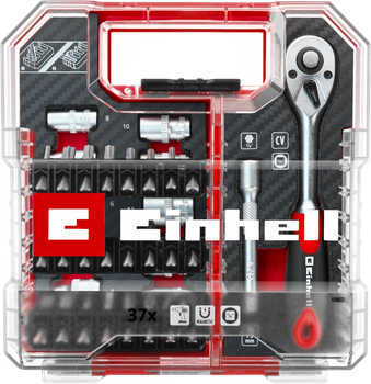 Набір біт та торцевих ключів Einhell L-Case 37 шт. (49109022)