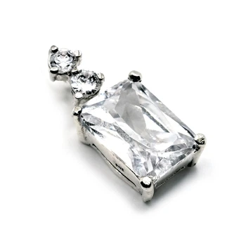 Подвеска серебро 925° 4,69 г. прямоугольник (П‑103)