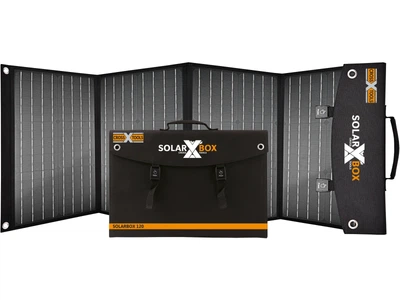 Портативна сонячна панель Cross Tools SOLARBOX 120 DC / USB-C 45Вт / USB-A 24Вт / 120 Вт (монокристалічна)