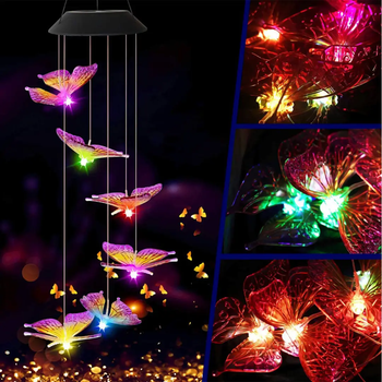 Светильник-ночник 5 MULTI LED Solar 16-in-1: влагозащищенный садовый декор на солнечной панели