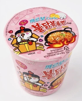 Корейськая лапша рамен острая Бульдак Карбонара Samyang 80г