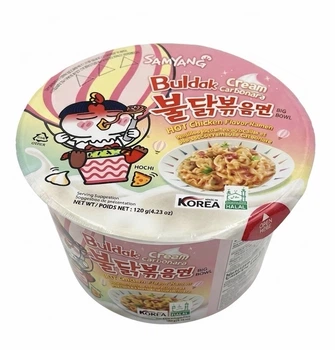 Корейська локшина рамьон гостра Бульдак Карбонара Samyang 120г