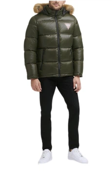 Куртка зимняя мужская Guess XXL Olive