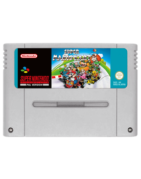 Игра Nintendo SNES Super Mario Kart Europe Английская Версия Только Картридж Б/У