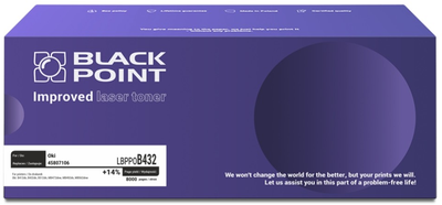 Toner Black Point do OKI 45807106 Black (LBPPOB432)