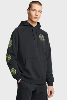 Чоловіче чорне худі UA Rival Fleece HBR Logo HD Under Armour XXL 1386593-001