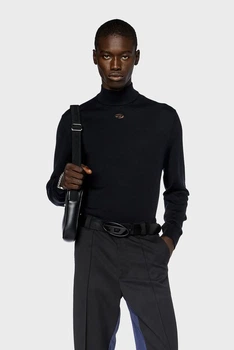 Чоловічий чорний шерстяний гольф K-GIL MAGLIA Diesel XXL A12445 0CHAU