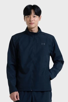 Чоловіча чорна вітровка UA STORM RUN JACKET Under Armour S 1376797-001