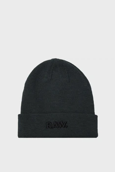 Темно-зелена шапка Effo raw long beanie G-Star OS D22301,C754