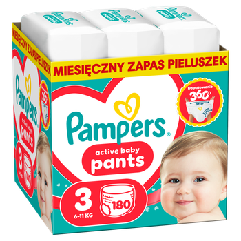 Підгузки-трусики Pampers Pants Active Baby Midi Розмір 3 6-11 кг 180 шт (8006530305716)