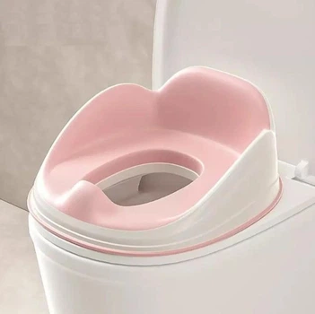 Дитяча накладка на унітаз Bimbo 2011-74 з м’яким сидінням, 31×34×11 см (рожева)