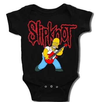 Дитяче боді Гомер Сімсон Slipknot PG09254 goodreclama 68 Чорний