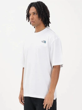 Футболка бавовняна довга чоловіча The North Face M Liquid NF0A8G9WFN41 XL Біла (800070354839)