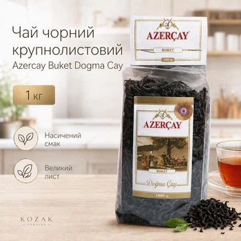 Чай чорний крупнолистовий Azercay Buket Dogma Cay, 1кг