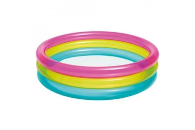 Надувний дитячий басейн Intex 57104NP Rainbow Baby Pool