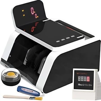 Счетная машинка Bill Counter 6600 MG/UV — Профессиональный счетчик купюр с магнитной и ультрафиолетовой детекцией, Проверкой подлинности купюр, Автоматическим пересчетом наличных денег, Высокой скоростью и точностью счета
