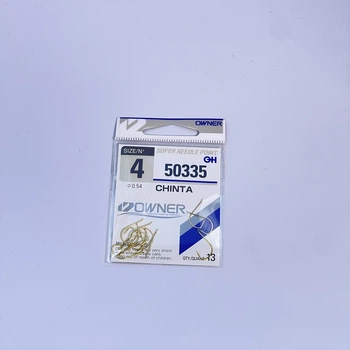 50335 - №4 Крючки "OWNER" CHINTA (JAPAN),50335-04