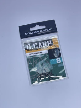 Гачок GC G.Carp Curve Shank TF №8(10шт),5565005