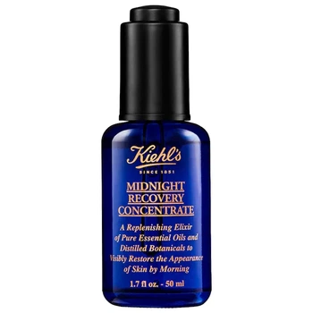 Ночной восстанавливающий концентрат для лица Kiehl`s Midnight Recovery Concentrate 50 мл