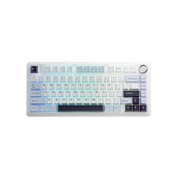 Клавиатура Aula F75 Pink Switch USB UA White (6978080504883)