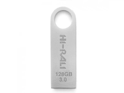 USB флеш накопичувач Hi-Rali 128 GB Shuttle Series Silver (HI-128GB3SHSL)