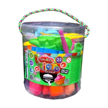 Тесто для лепки Master Do TMD-01-04 Danko Toys 22 цвета, набор для творчества и антистресс детям