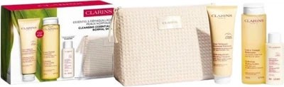 Zestaw do pielęgnacji twarzy Clarins My Cleansing Essentials Żel oczyszczający 125 ml + Mleczko 50 ml + Tonik 200 ml + Kosmetyczka (3666057413469)