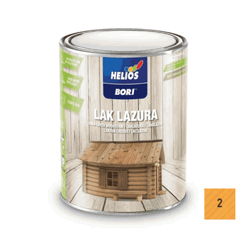 Лак-лазурь для дерева Helios Bori 2 сосна 2,5 л
