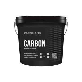 Интерьерная краска сверхпрочная Farbmann Carbon база А 2,7 л матовая белая