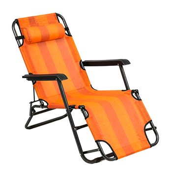 Садовое кресло-шезлонг Stenson MH-3913 складное 153×60×80 см. Orange
