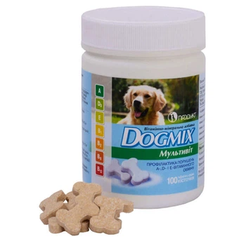 Dogmix - Витаминная добавка Мультивит для собак 100 табл. (4820205340017)