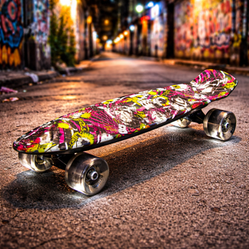 Пенни борд Deck светящиеся колеса