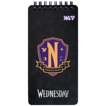 Блокнот Yes Wednesday NA 80x160 60 аркушів клітинка
