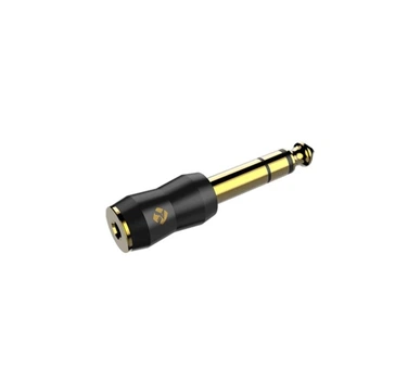 Перехідник аудіо Jack 6.3 stereo male (тато) - Jack 3.5 female (мама) Roxtone RA-3J-3MJF