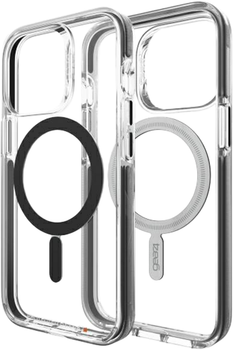 Панель Gear4 D3O Santa Cruz Snap MagSafe для Apple iPhone 13 / 13 Pro Clear/Black (840168533084)
