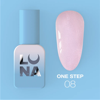 Однофазний гель-лак LunaMoon ONE STEP №8, 8 мл — для манікюру та педикюру