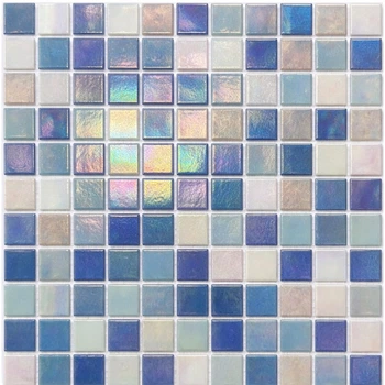 Мозаика стеклянная V-MOS CH002 Vitreo Blue Mozaico de Lux