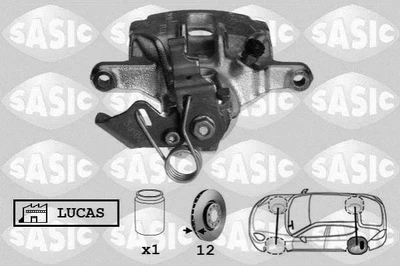 Супорт гальмівний задній SASIC 6504022 Opel Vivaro; Nissan Primastar; Renault Trafic 7701050915, 7711135699