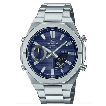 Мужские часы Casio Edifice ECB-S10D-2A Серебристые ( AT1141-0558 )